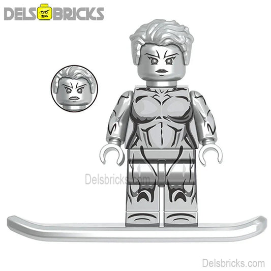 Fantastic Four First Steps Silver Surfer Shalla- Bal Lego Minifigures Custom Toys 1