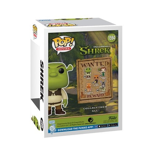 Funko Pop! 1594 Movies - Shrek 30th Anniversary Shrek with Snake Balloon Vinyl Figure
