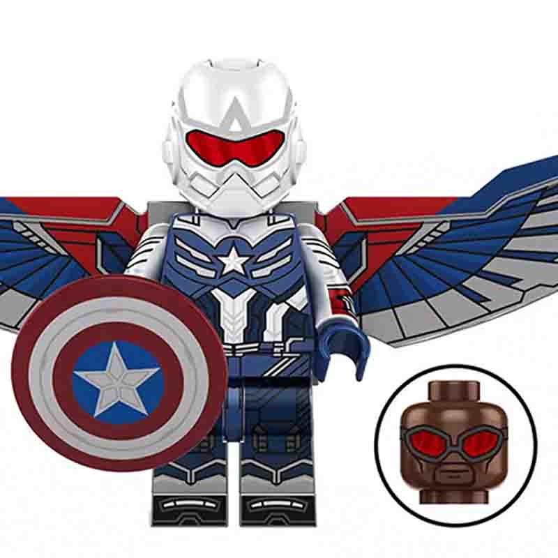 Captain America sam Wilson Avengers Marvel MCU Minifigure 1