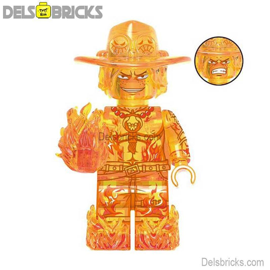 Portgas D Ace from One Piece Lego Anime Minifigures Custom Toys 3