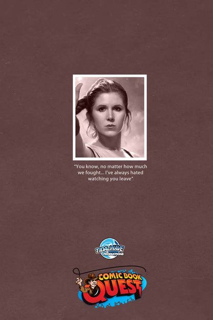 Carrie Fisher #1 Nathan Lorenzana CBQ "Our Princess" Virgin Metal Variant LTD 10