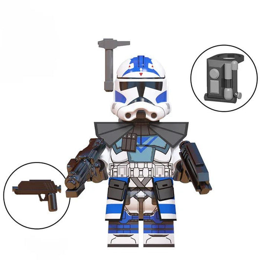 Fives 501st Legion Clone trooper Star Wars Lego Minifigures Custom Toys 2