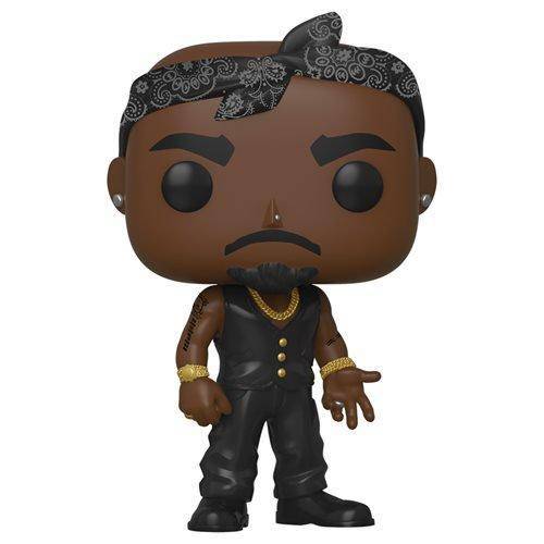 Funko Pop! 158 Rocks - Tupac Shakur with Bandana Vinyl Figure