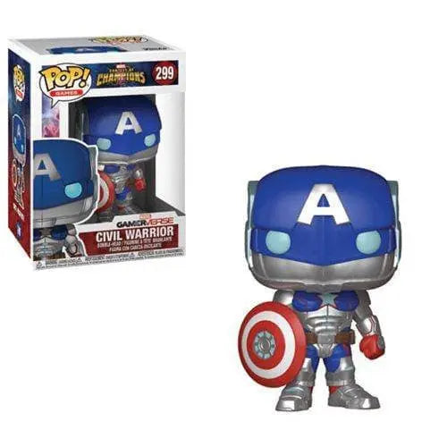 Funko Pop! 299 Pop Games Marvel Contest of Champions - Civil Warrior Vinyl Figure