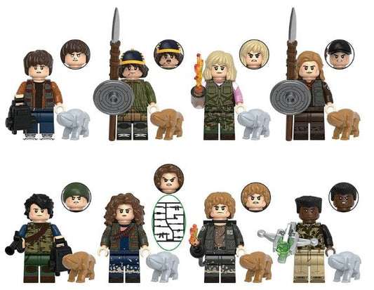 Stranger Things Minifigure Set of 8 S5