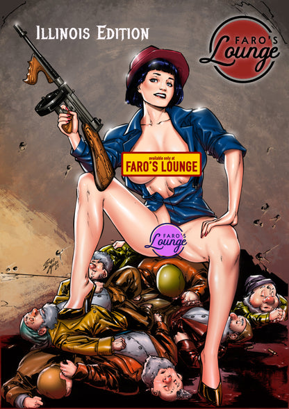 American Safari Sketchbook – Snow White & The Seven Deadly Dwarves | Illinois Edition | Faro's Lounge