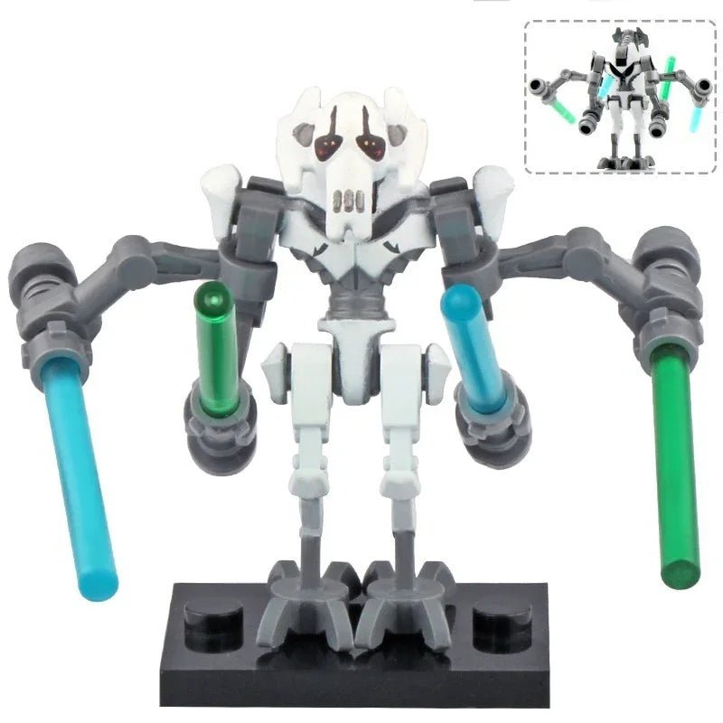General Grievous (Gray) Lego Star wars Minifigures custom Toys 2