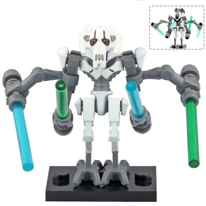 General Grievous (Gray) Lego Star wars Minifigures custom Toys 2