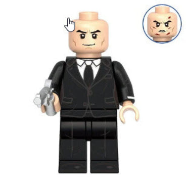 Billionaire Mastermind Building Block Figure