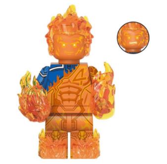 Flame Flight Hero Custom Minifig