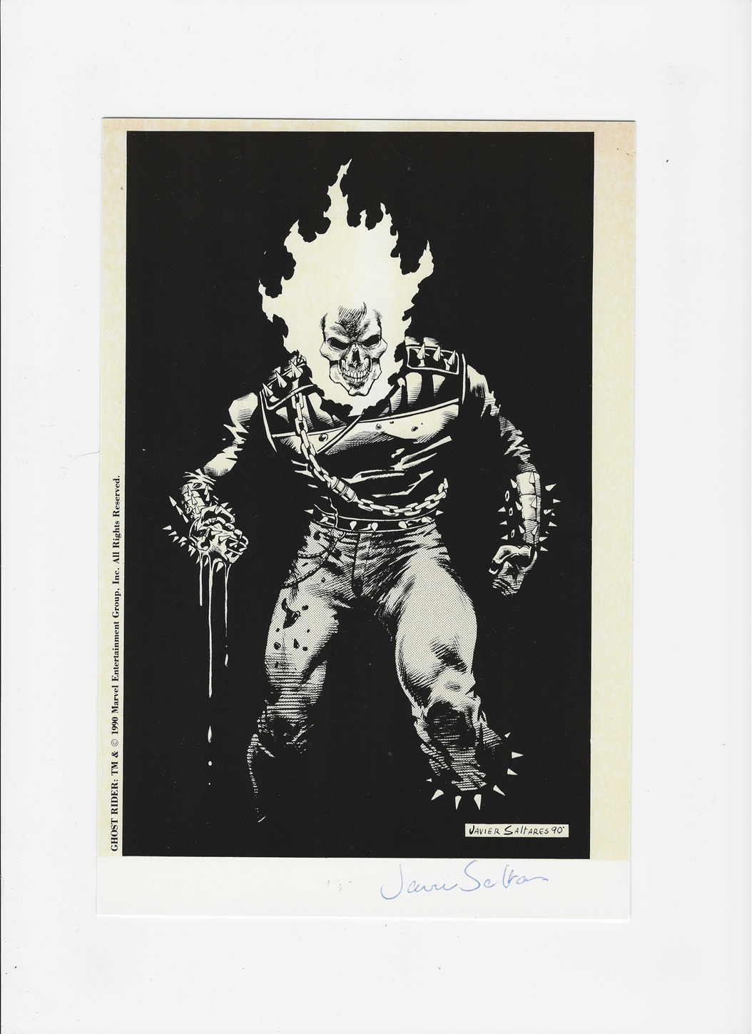 Ghost Rider Keepsake Collection 2538/5000 Signed by Javier Saltares