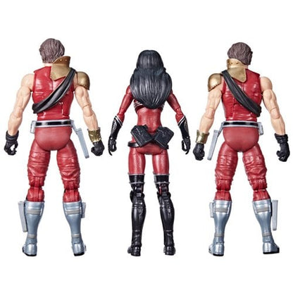 G.I. Joe Classified Series Crimson Strike Team Baroness, Tomax & Xamot 6-Inch Action Figures