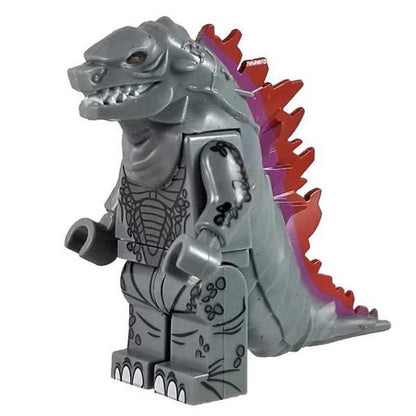 Godzilla Gray Kaiju Lego Minifigures Custom Toys