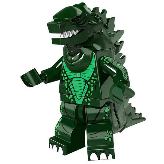 Godzilla Green Kaiju Lego Minifigures Custom Toys