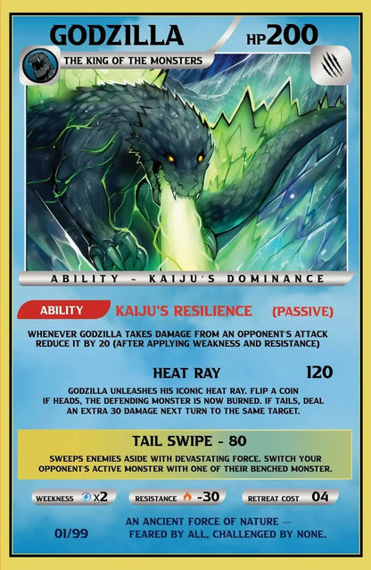 Godzilla [Kai-Sei Era] #3 - ECC Exclusive Sukesha Ray / Franck Uzan Playing Card Variant (10/8/25)