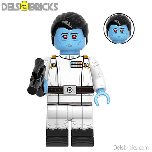 Grand Admiral Thrawn Lego Star wars Minifigures Custom Toys 3