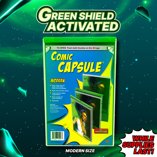 Green Modern Size ComicCapsule