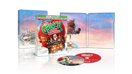 Dr. Seuss How the Grinch Stole Christmas - 25th Anniversary - Limited Edition Steelbook (4K Ultra HD + Blu-ray + Digital)