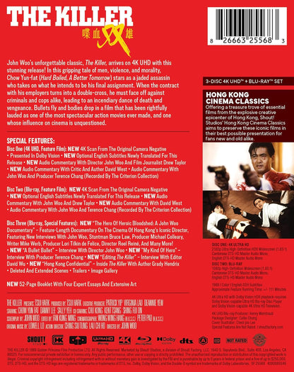 The Killer - Deluxe Limited Edition Slipcase (4K Ultra HD + Blu-ray)