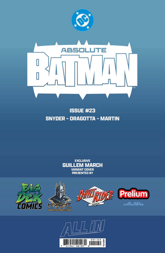 Absolute Batman #23 GUILLEM MARCH Fan Expo Dallas Exclusive TRADE DRESS