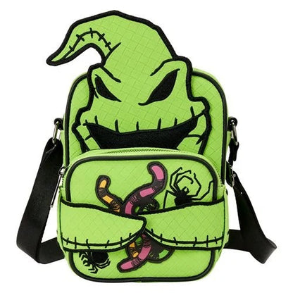 Loungefly The Nightmare Before Christmas Oogie Boogie Glow-in-the-Dark Crossbuddies Bag