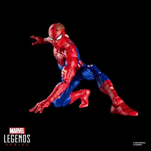 Spider-Man Marvel Legends Magic: The Gathering Battle-Damaged Spider-Man 6-Inch Action Figure and Card