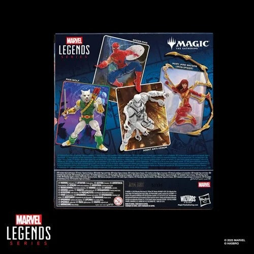 Spider-Man Marvel Legends Magic: The Gathering Battle-Damaged Spider-Man 6-Inch Action Figure and Card