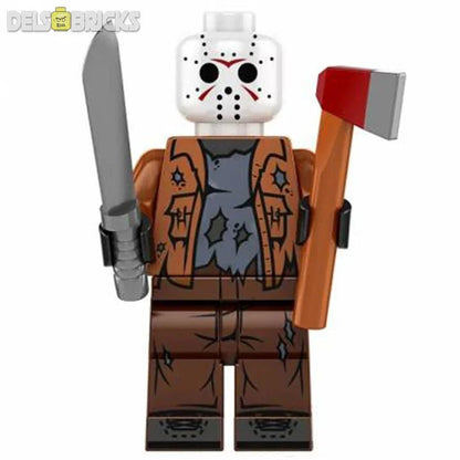 Jason Voorhees Friday The 13th - Lego Minifigures Custom Horror Toys 1
