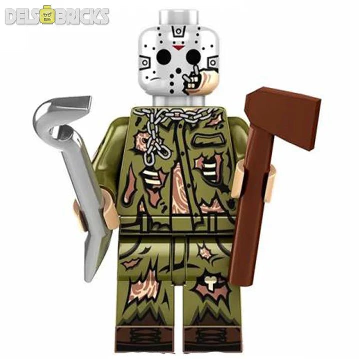 Jason Voorhees Friday The 13th Lego Minifigures Custom Horror Toys 3