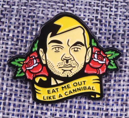 Jeffrey Dahmer Cannibal Enamel Pins small, durable, high quality accessories