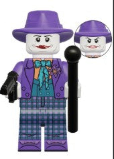 Clown Prince Custom Minifig – Chaotic Crime Mastermind