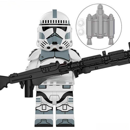 Wolf pack 104th Kamino Clone trooper Lego Star Wars Minifigures Custom Toys 6
