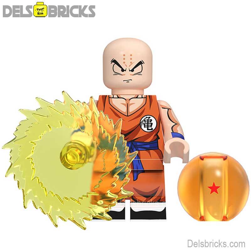Krillin Dragon Ball Z Super Lego Minifigures Anime Custom Toys 1