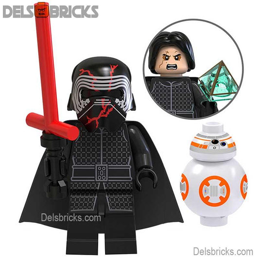 Kylo Ren & BB-8 Droid Lego Star Wars Minifigures Custom Toys