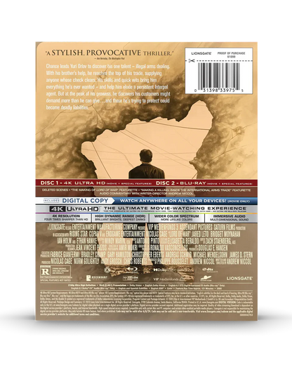 Lord of War - Limited Edition Steelbook (4K Ultra HD + Blu-ray + Digital)