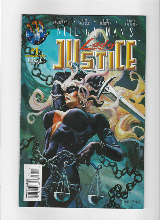 Neil Gaiman's Lady Justice (Tekno Comix) #1A