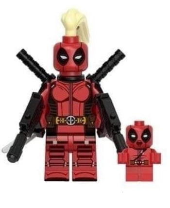 Lady Red Mercenary Custom Minifig