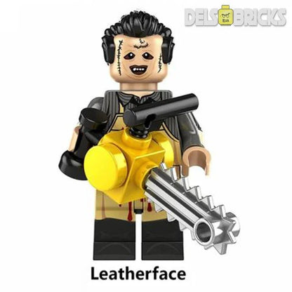 Leatherface Texas Chainsaw massacre Lego Minifigures Custom Horror Toys 2