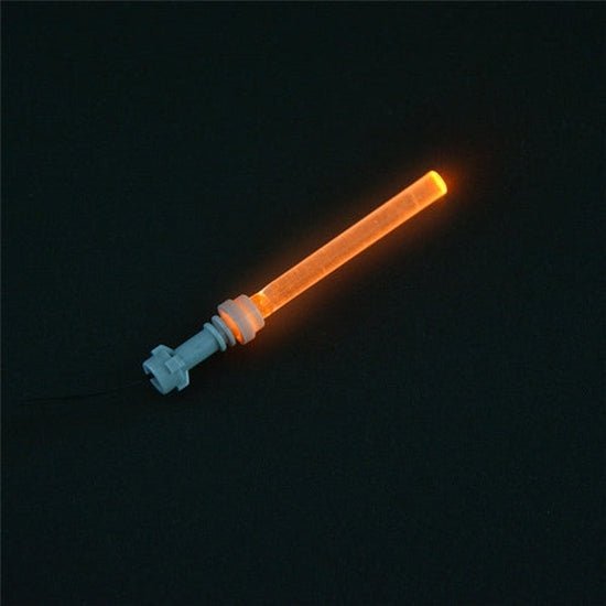 Orange Lightsaber USB Plug-In Accessory for Minifigures
