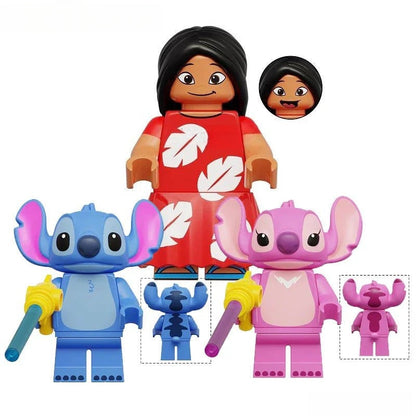 Lilo & Stitch set of 3 Lego Disney Lego Minifigures Custom Toys
