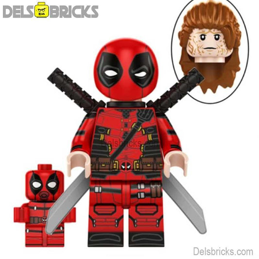 Nicepool from Deadpool & Wolverine Movie Lego Minifigures Custom Toys