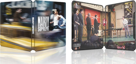 Marty Supreme - Limited Edition Steelbook + Collectible Cards (4K Ultra HD + Blu-ray)