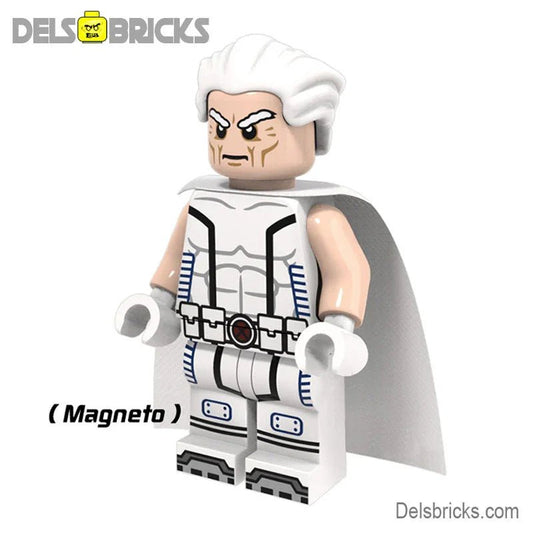 Magneto White Suit X-Men Lego Minifigures Custom Toys