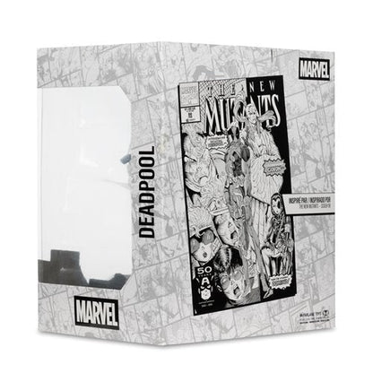 Marvel Deadpool The New Mutants #98 Line Art 1:10 Scale Posed Figure with Scene - Gold Label Exclusive