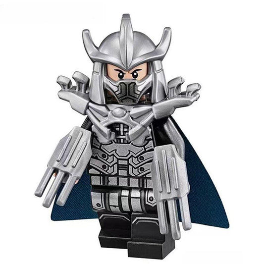 Master Shredder Teenage Mutant Ninja Turtles Minifigure – Custom LEGO-Compatible TMNT Villain Figure