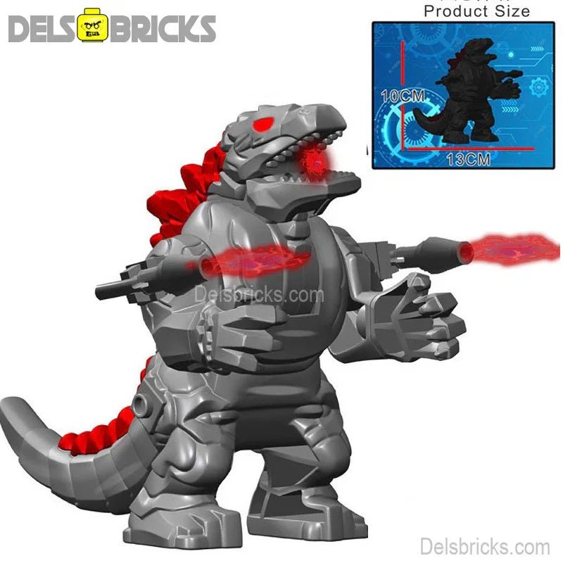 Mecha Godzilla Big Size Kaiju Lego Minifigures Custom Toys