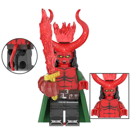 Hellboy (With Horns) Minifigure Building Toy