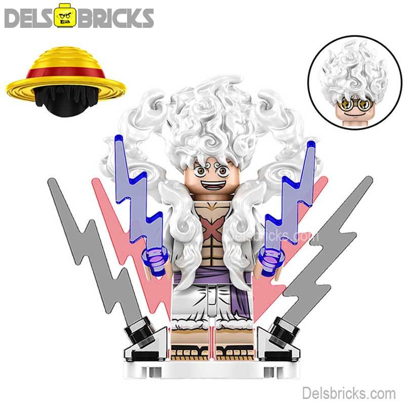 Monkey D Luffy Nika Sun God from One Piece Lego Anime Minifigures Custom Toys 5