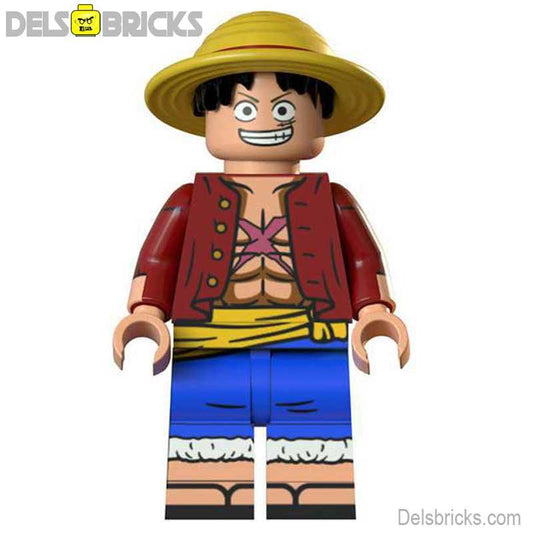 Monkey D Luffy One Piece Anime classic version Lego Minifigures custom toys 8