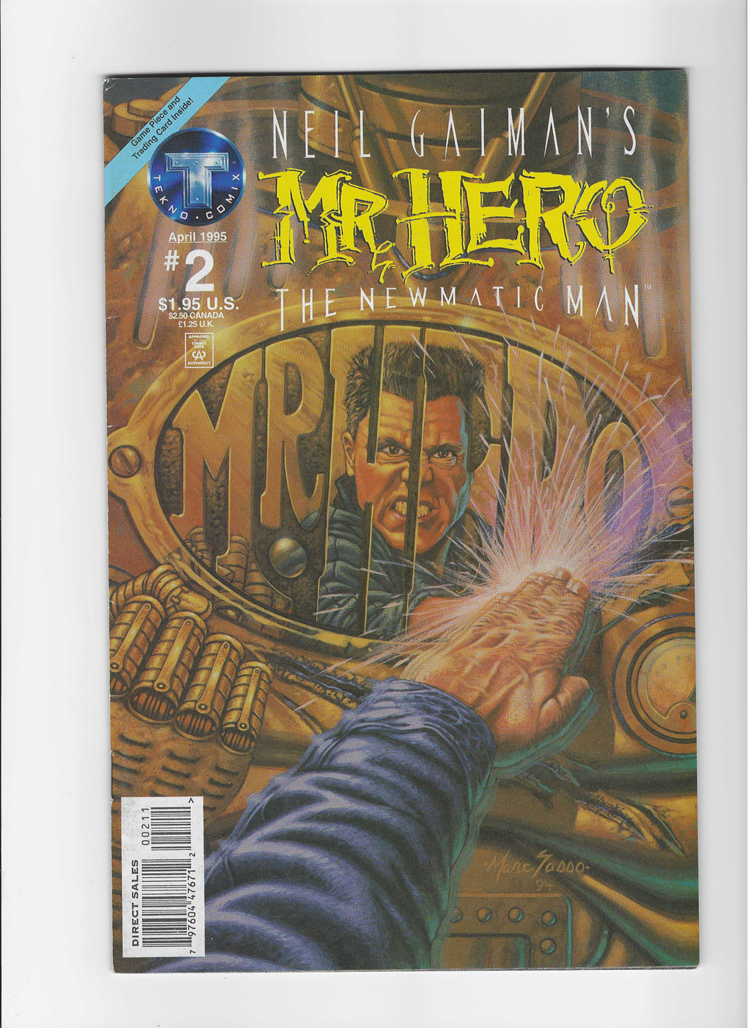 Neil Gaiman's Mr. Hero: The Newmatic Man, Vol. 1 #2A - With cards